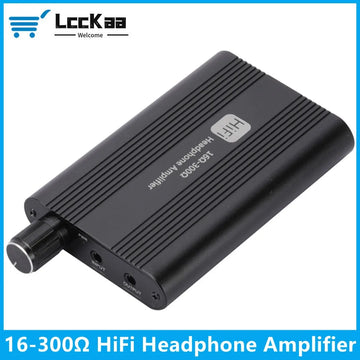 16-300Ω HiFi Headphone Amplifier Mini Audio Amplifier HiFi Stereo Earphone Amp Audio Amp With 3.5mm Jack Cable For Music Player
