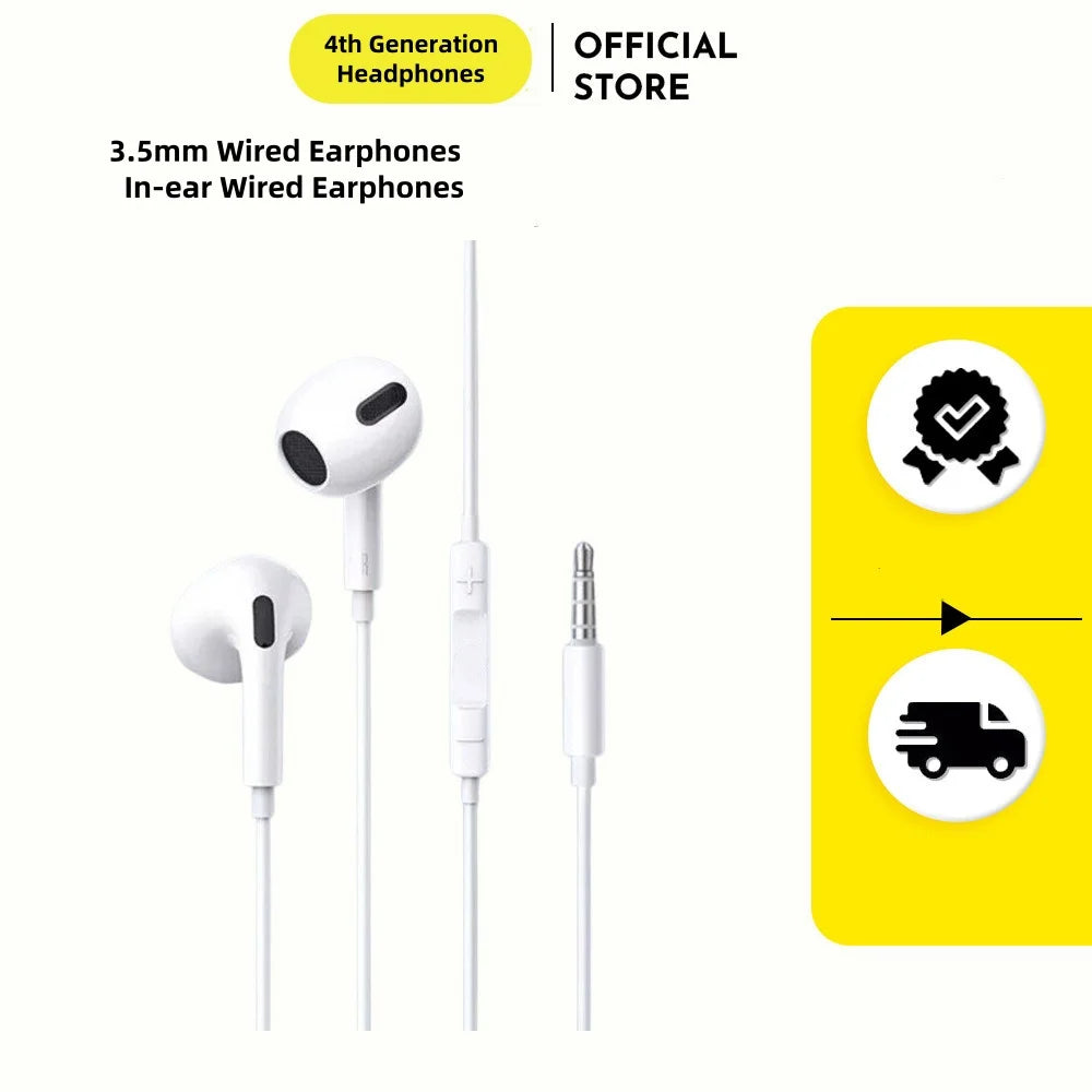 TypeC In Ear Wired Earphones with Microphone Digital DAC for Smartphones Compact And Premium