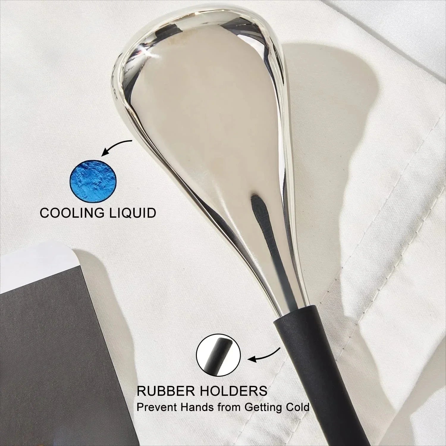 Cooling Beauty Facial Sticks Ice Wave Ball Massage Salon Skin Care Tools Esthetician Supplies Cooling Spa Globes Cold Roller