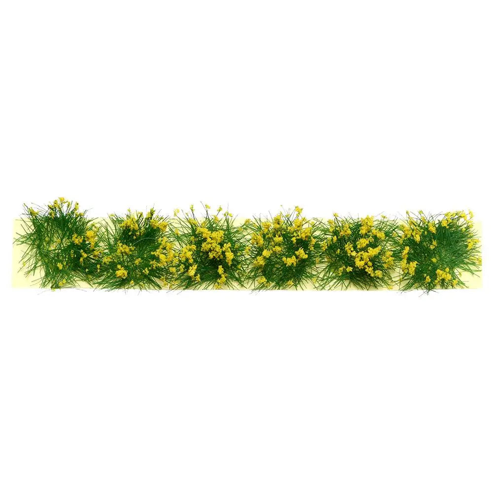DIY Miniature Garden Decor Durable Static Scenery Model Landscape Wargame Grass Tufts Building Layout Sand Table Flower Cluster