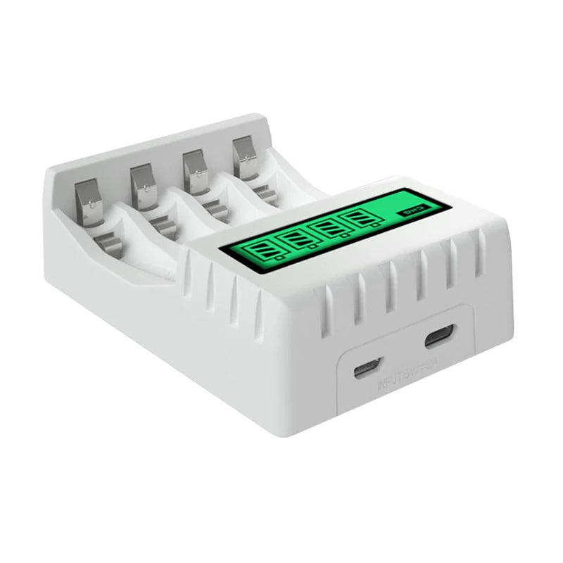 LCD Display Smart Intelligent Battery Charger With 4 Slots  For AA/AAA NiCd NiMh Rechargeable Batteries aa aaa Charger
