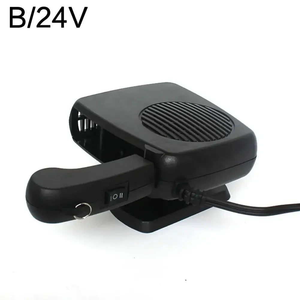 Car Heater Fan 12V 24V Dual Function Defroster Demister Cooler All Season Windshield Frost Remover Fast Heating Drying Auto