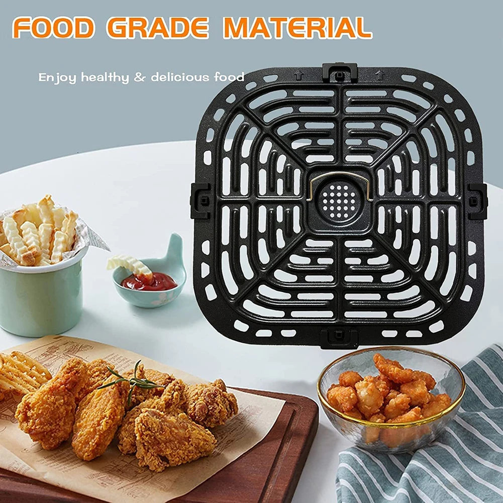 Air Fryer Rubbers Bumpers Fit Power Air Fryer Crisper Plate Air Fryer Replac Protective Covers For Air Fryer Grill Pan