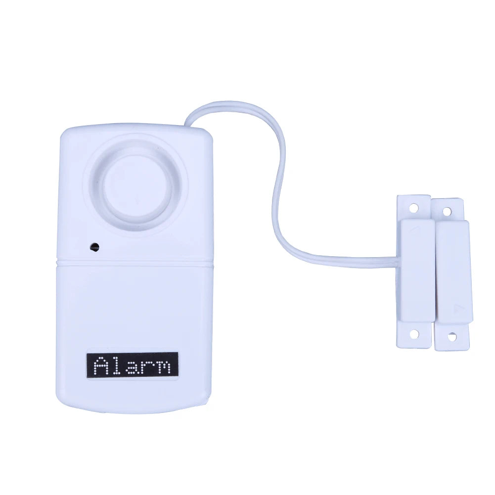 Mini Alarm Sensor Detector Battery Powered Sticky Window Magnetic Alarm System Easy Installation Lightweight for Factory Company