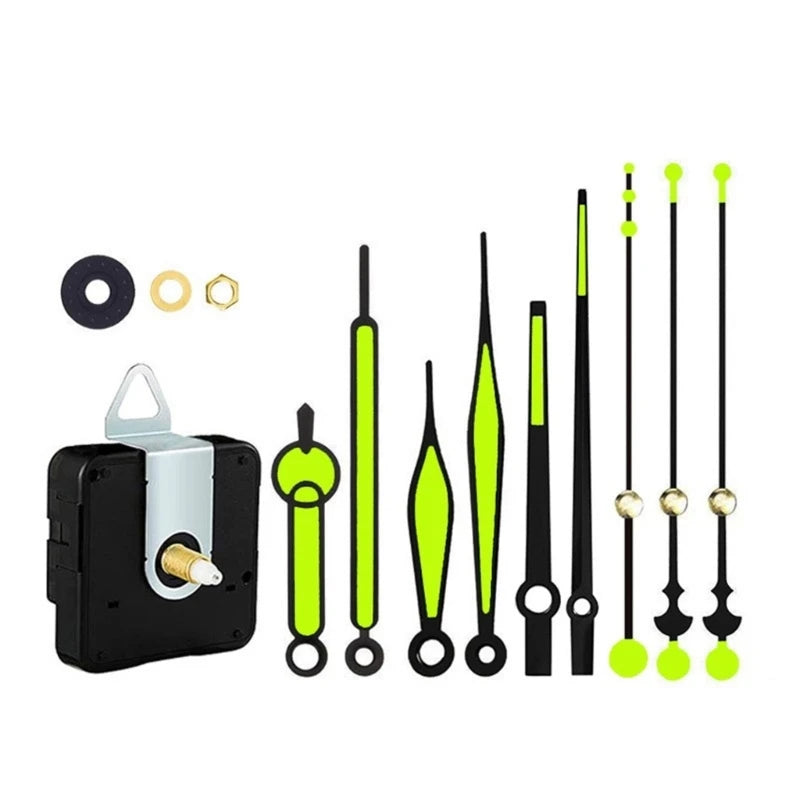 High Accuracy Clock Movement Mechanism DIY Clock Repair Tool Set with Noiseless Movement Clock Hands Wall Repair Tools 87HA