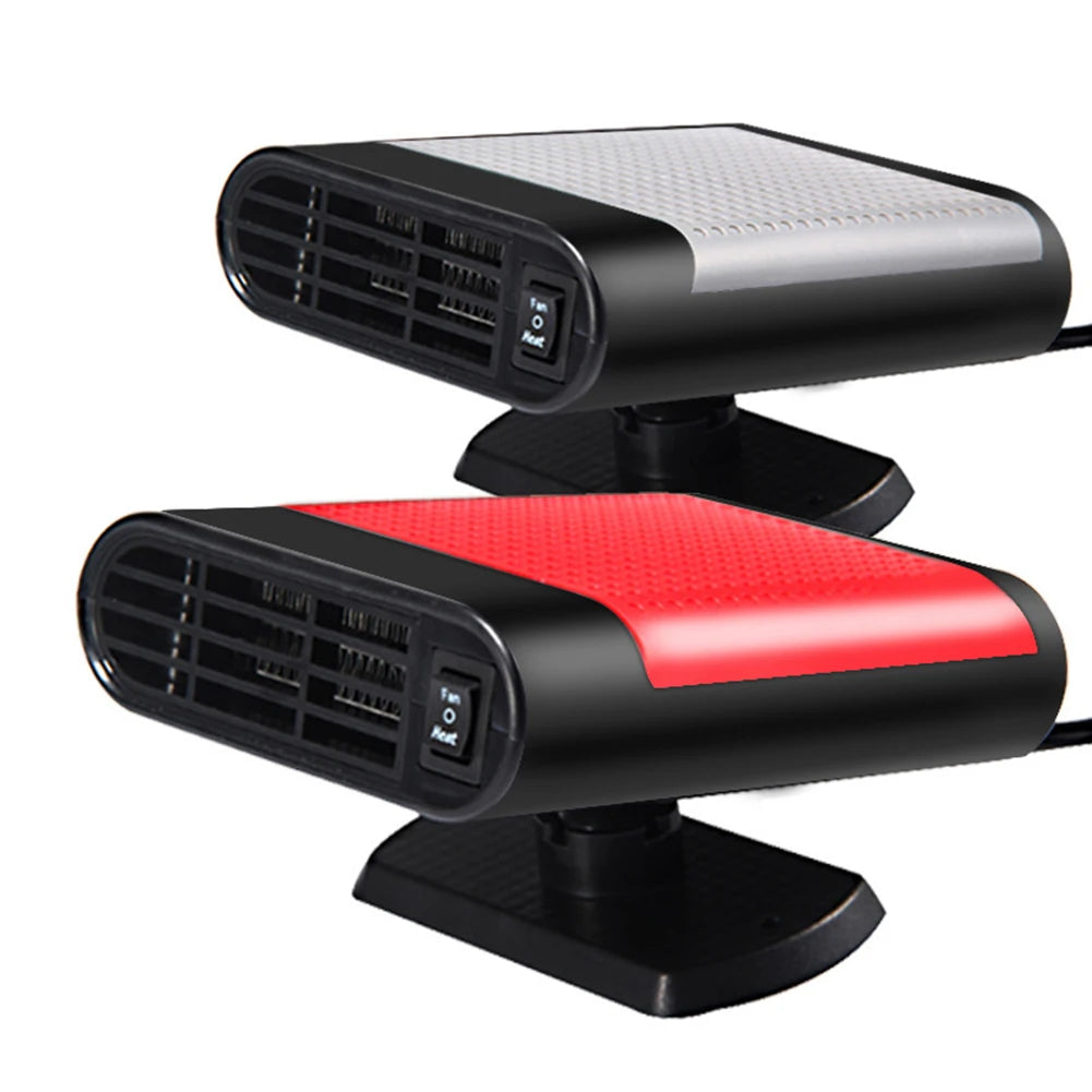 1200W Car Heater 12V/24V Electric Cooling Heating Fan Electric Heater Fan Windshield Defogging Demister Defroster Car Heater