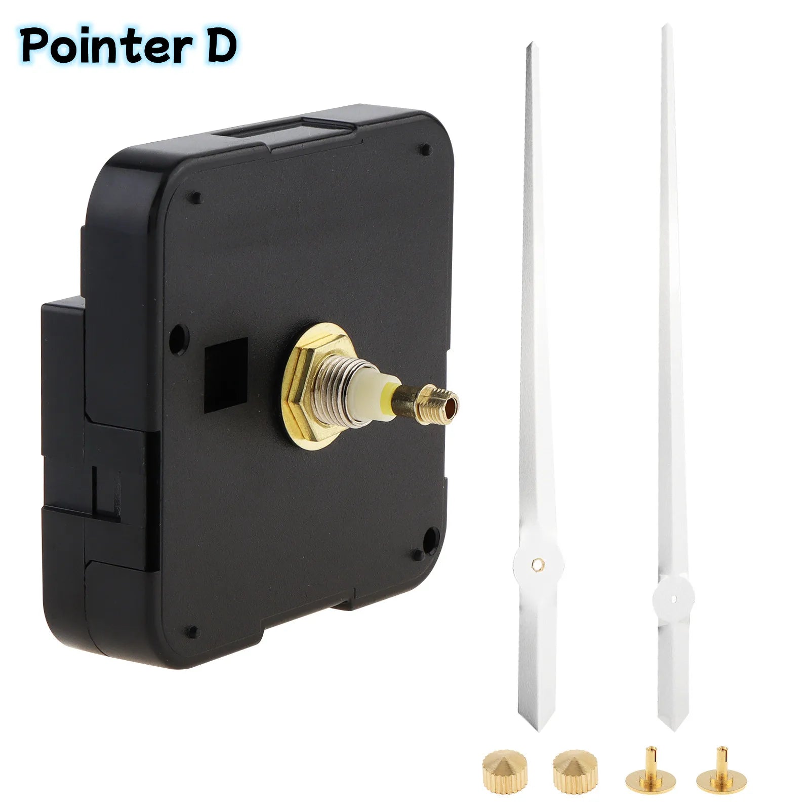 Wall Clock Movement Mechanism Clock Hands Long Shaft Silent Quartz Movement Clockwork Table DIY Watches Repair Tools