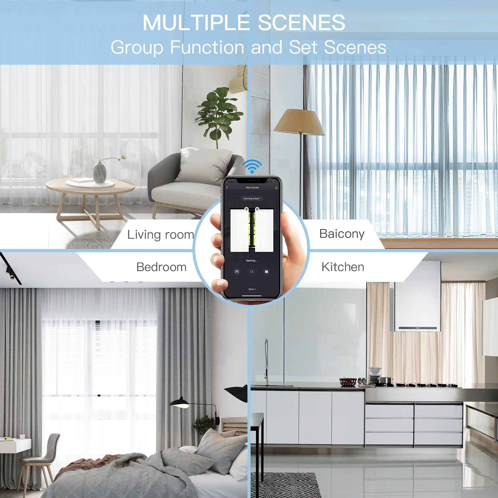 BSEED Wifi Roller Shutter Curtian Dimmer Touch Switches Glass Panel EU Socket Tuya Smart Plug Spare Parts DIY Free Combination