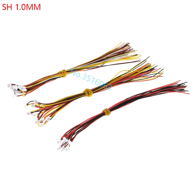 10Pcs 1.0 1.25 1.5 2.0 2.54 Sh/Jst/Zh/Ph/Xh 1.0mm 1.25mm 1.5mm 2.0mm 2.54mm Female Plug Connector With Wire 2/3/4/5/6/7/8/P Pin