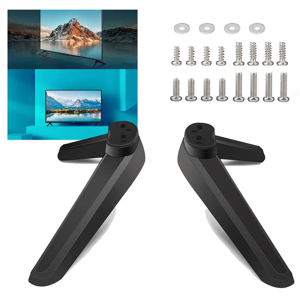 1set TV Stand Legs For 28 32 40 43 49 50 55 65 Inch TV Stand With Screws Tv Brackets Universal Tv Stand Base Holder
