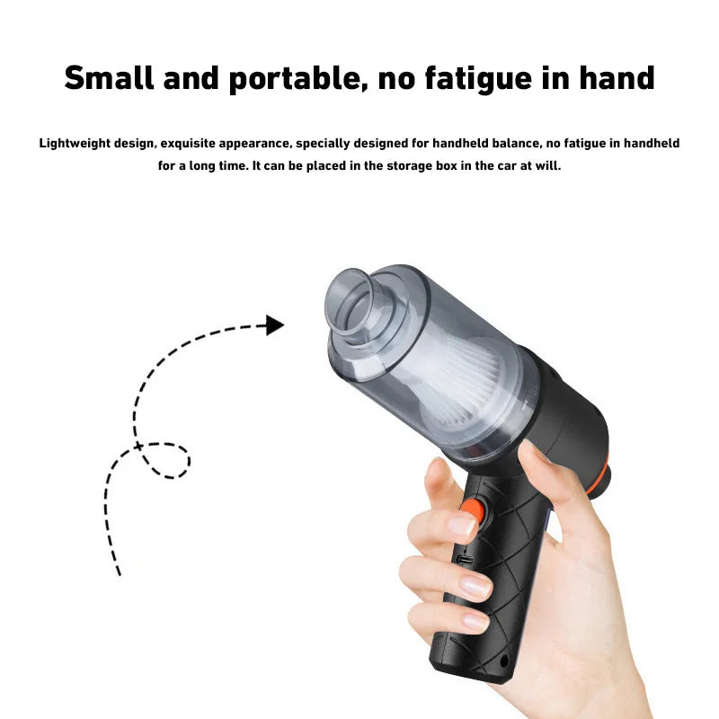 2026 Handheld Vacuum Cleaner Wireless 120W Cordless Dust Handheld Car Vacuum Cleaner Auto Vacuum High-Power For Home Office Car