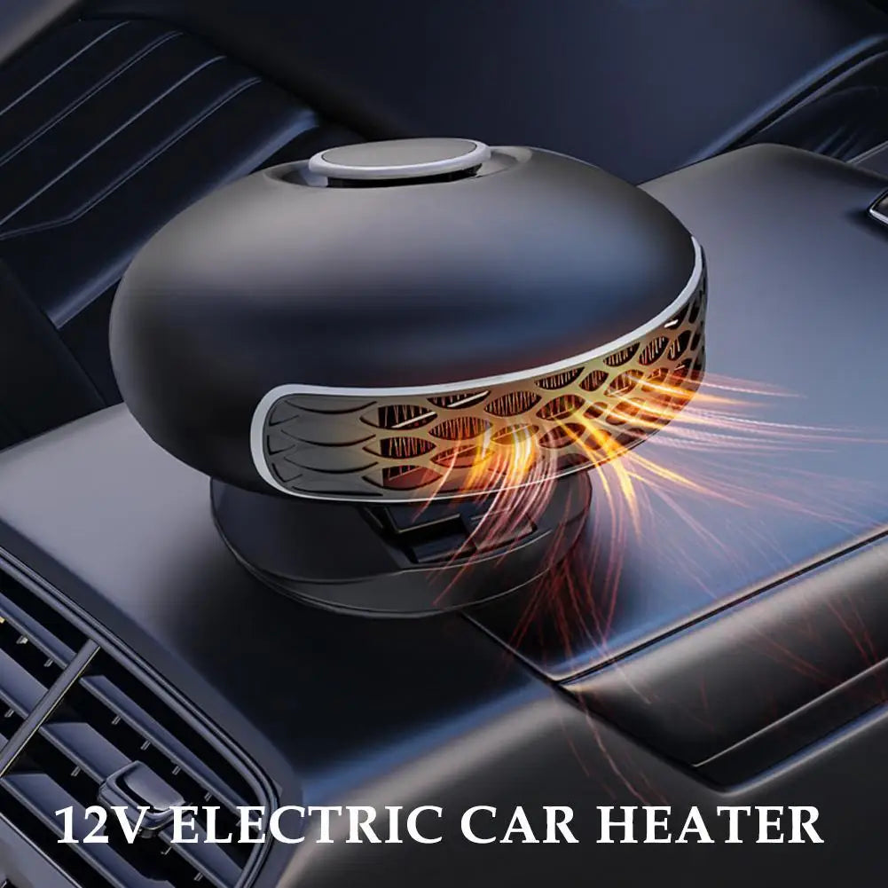 12V 24V Car Heater Fan Electric Heating Warming Auto Windshield Defroster Defogging Demister 360° Rotating Heater for Home