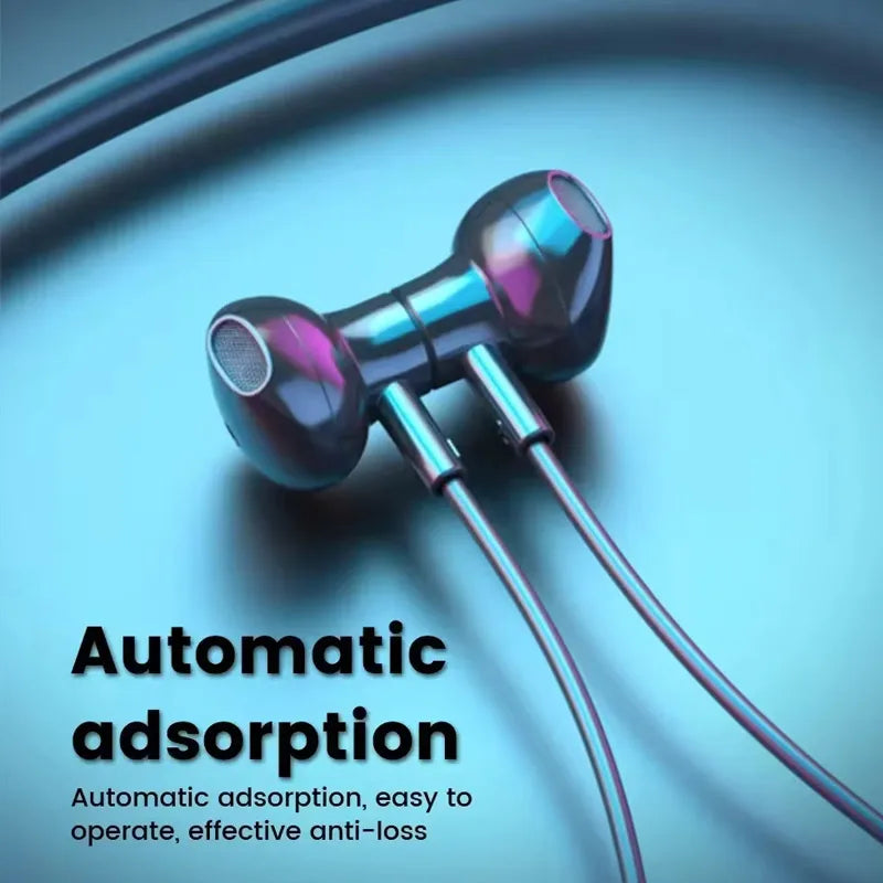 HyperWave 5.3 Wireless Neckband Gaming Earphones - LED-powered sound