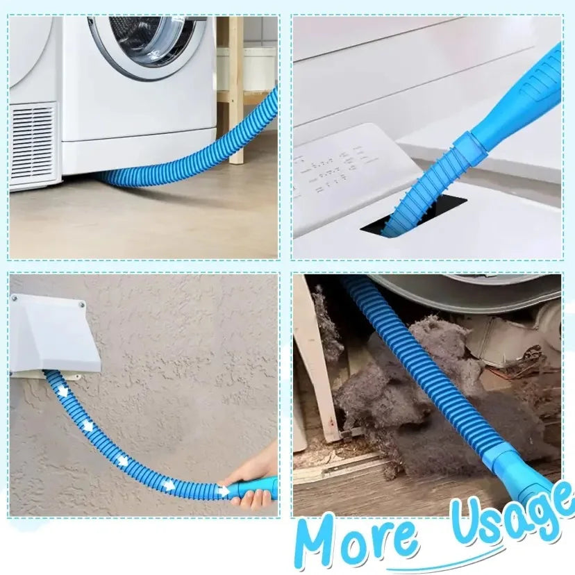 Vacuum cleaner vent cleaning kit, dryer ventilation vacuum hose, cotton lint remover