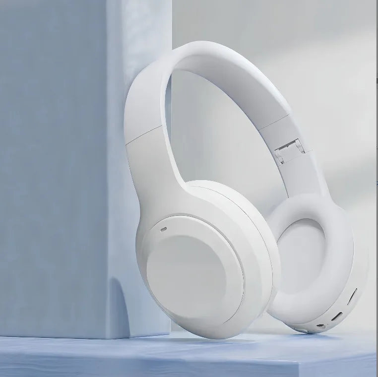 Wireless Headphones Bluetooth 5.1 Over Ear HIFI Stereo Headsets True Active Noise Cancelling Tf Card Support Type-c HD Mic Gifts