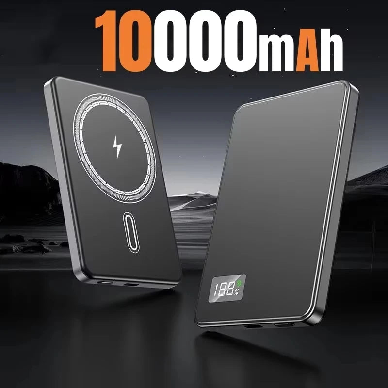 500000mAh Magnetic Power Bank  Fast Charging  Portable Wireless PD22.5W Fast Charging External Battery for Magsafe for iPhone