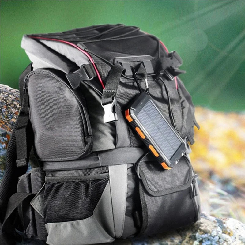 New Solar Power Bank 80000mAh Portable Charging Poverbank External Battery Charger Strong Light LDE Light For All Smartphones