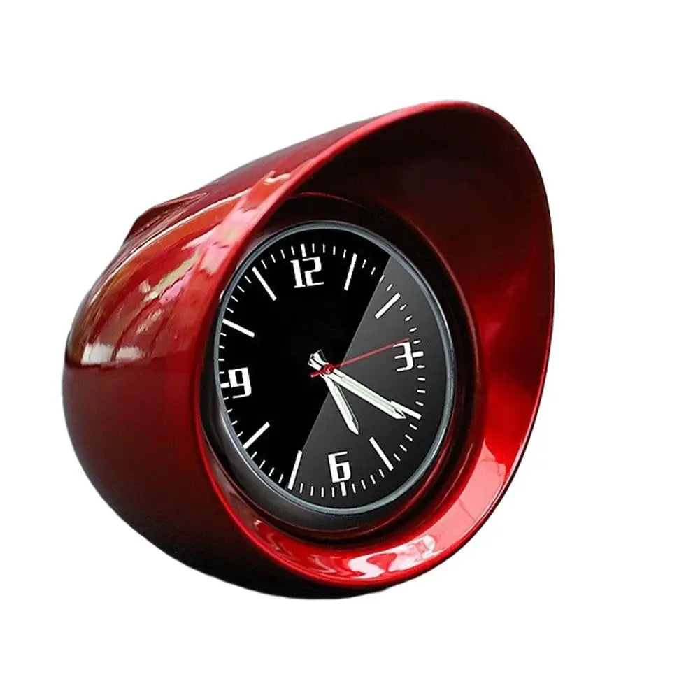 Car Clock Luminous Mini Automobiles Internal Stick-On Digital Watch Mechanics Quartz Clocks Auto Ornament