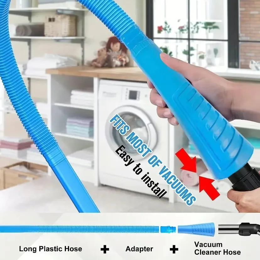 Vacuum cleaner vent cleaning kit, dryer ventilation vacuum hose, cotton lint remover