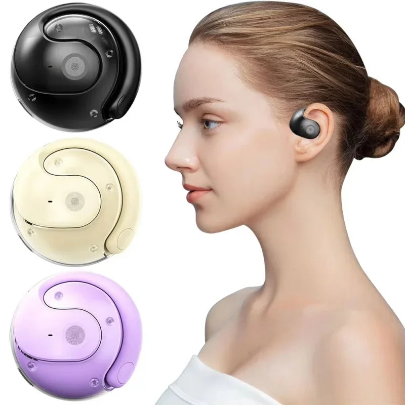 Lenovo AI Translation Headphones Real-Time Voice Translation Headphones Wireless Ear-Hook Style 144 Languages For Travel Sports