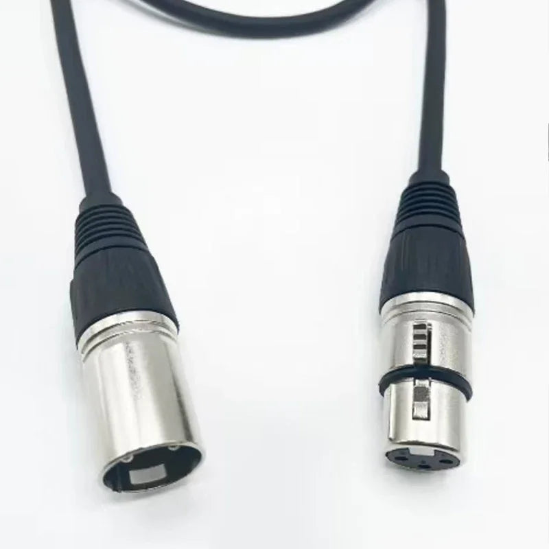 XLR Cable Audio Line 3Pin XLR Male to Female Microphone Extension Cable for Mixer Amplifiers Sound Cannon Balanced XLR Cable