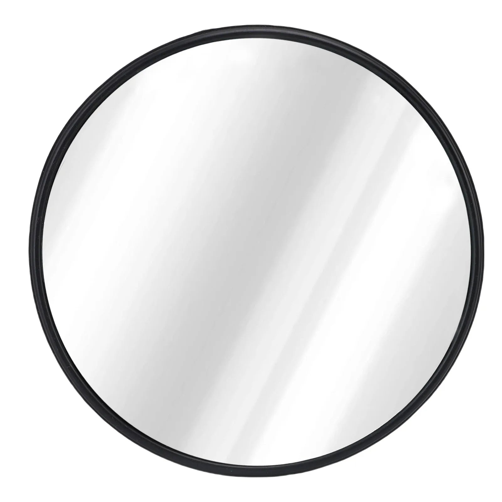 Curved Security Mirror Sturdy Backing Indoor Round Convex Mirror with Wall Mount Bracket for Garage Store Warehouse Parking Lot