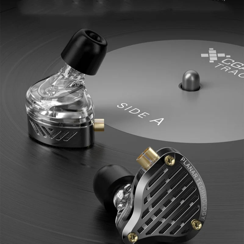 KZ PR3 13.2MM Planar Driver In Ear Wired Earphones HiFi Bass Earbuds