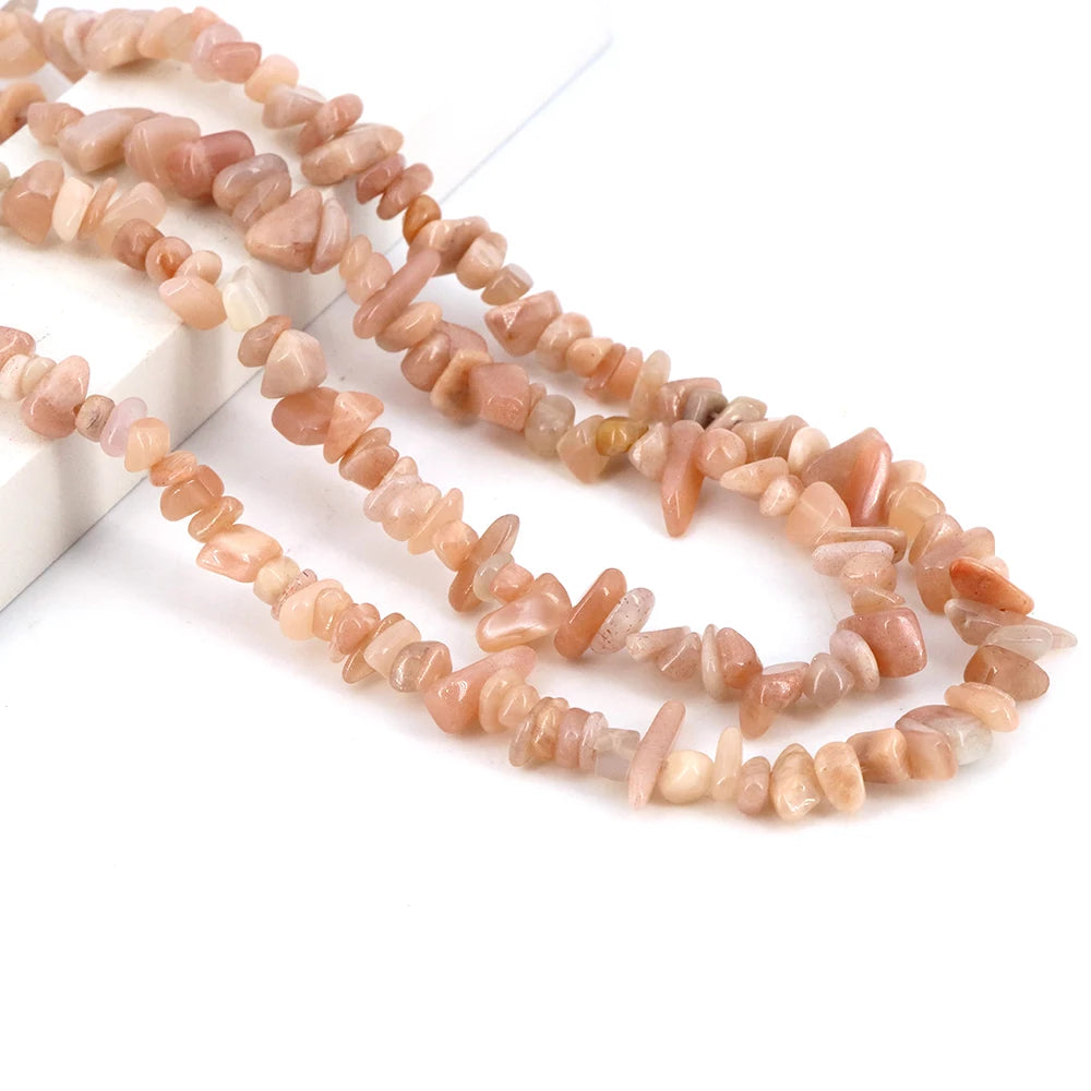 3-5mm/5-8mm Natural Garnet Amethyst Aquamarine Beads Irregular Freeform Chip Gravel Shape Stone Bead DIY Jewelry Making Bracelet