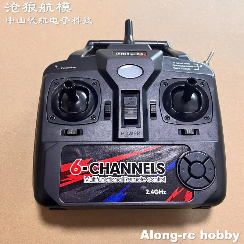 6ch Remote Control Transmitter Mode 1 Mode 2 for 500mm Wingspan QIDI550 F3D QIDI560 New Start M7  Qidi580 SR22 Toys RC Plane