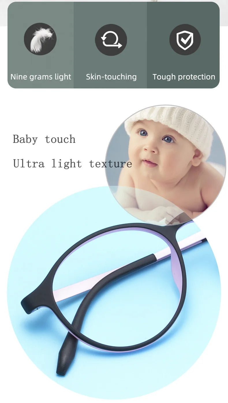 Ultralight Titanium Alloy TR90 Reading Glasses For Men And Women Retro Round Anti blue Light Presbyopia Glasses 0 +100 +150 +250