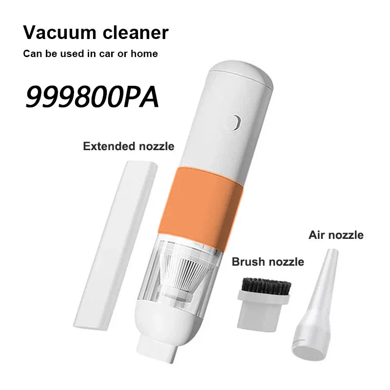Powerful Car Vacuum Cleaner High Suction Mini Wireless Handheld Cyclonic Vacuum Dust Catcher Home Car Wet Dry Rechargeable