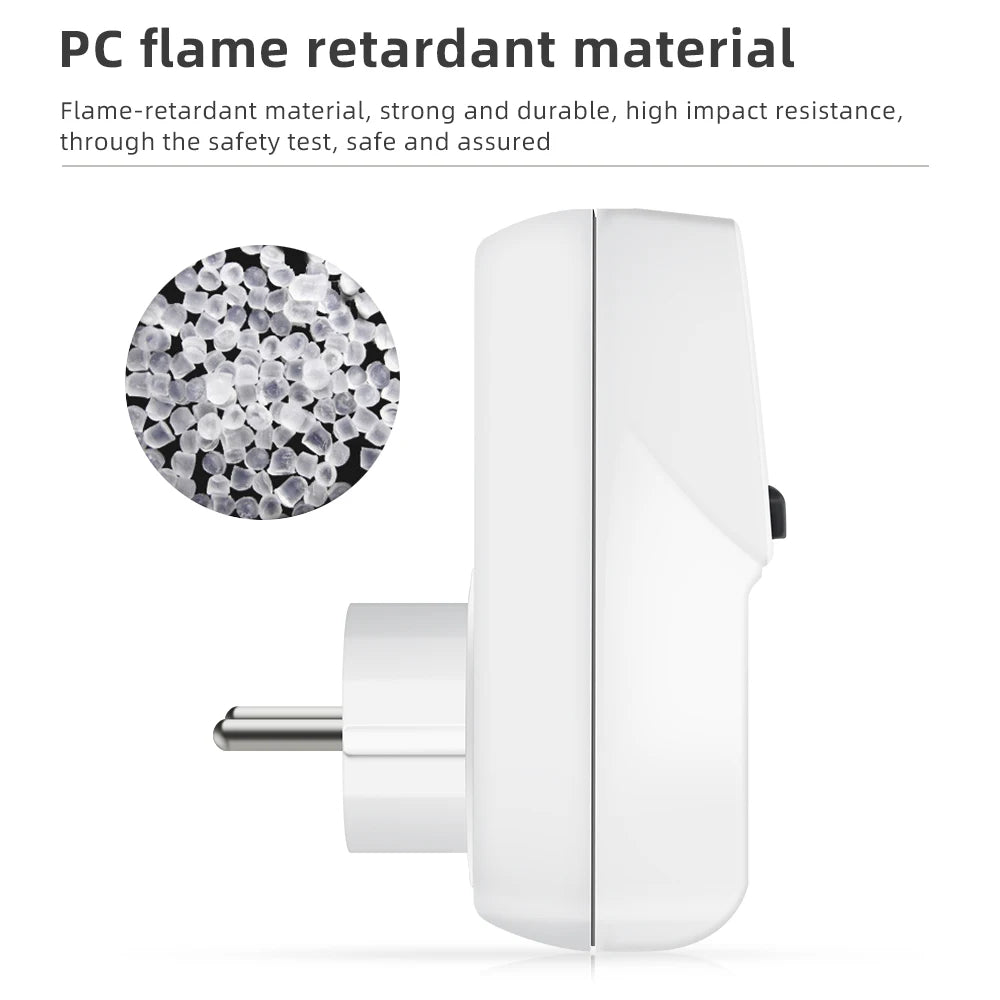 16A Thermostat Socket Multi-Function Temperature Controller Outlet with Timer Switch Sensor Probe Heating Cooling Switch