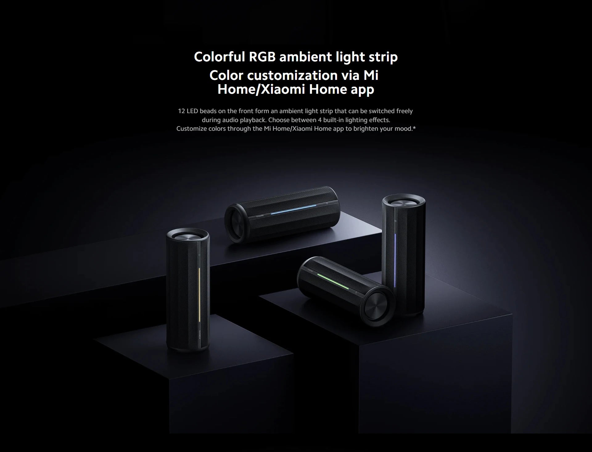 New Xiaomi Bluetooth Speaker Bluetooth 5.3 LHDC 5.0 HyperOS IP67 93dB 40W Battery life Outdoor Portable Sound Speaker