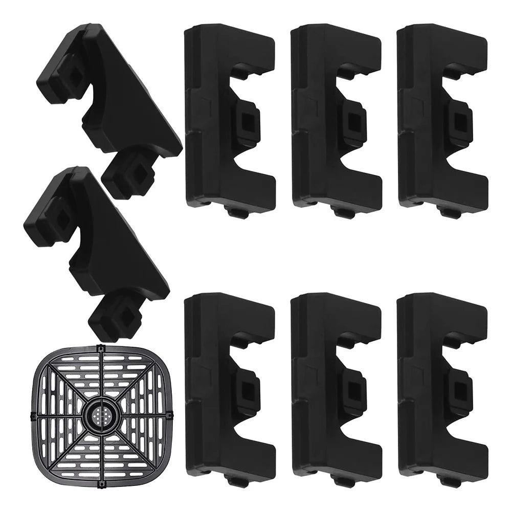 Air Fryer Rubbers Bumpers Fit Power Air Fryer Crisper Plate Air Fryer Replac Protective Covers For Air Fryer Grill Pan