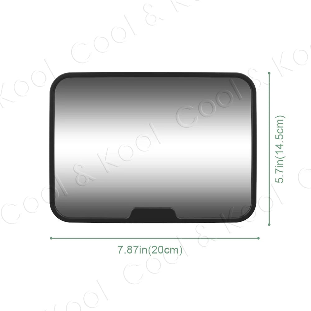 360° Rotatable Baby Car Mirror, Wide-Angle Shatterproof Design for Safe Rear-Facing Infant Monitoring