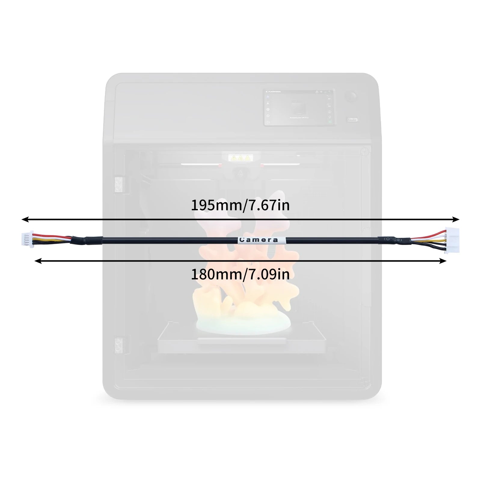 3D Printing Camera For FLASHFORGE AD5M/AD5MP Camera Kit Easy To Install and Real-time Monitoring High Quality 3D Accessorie