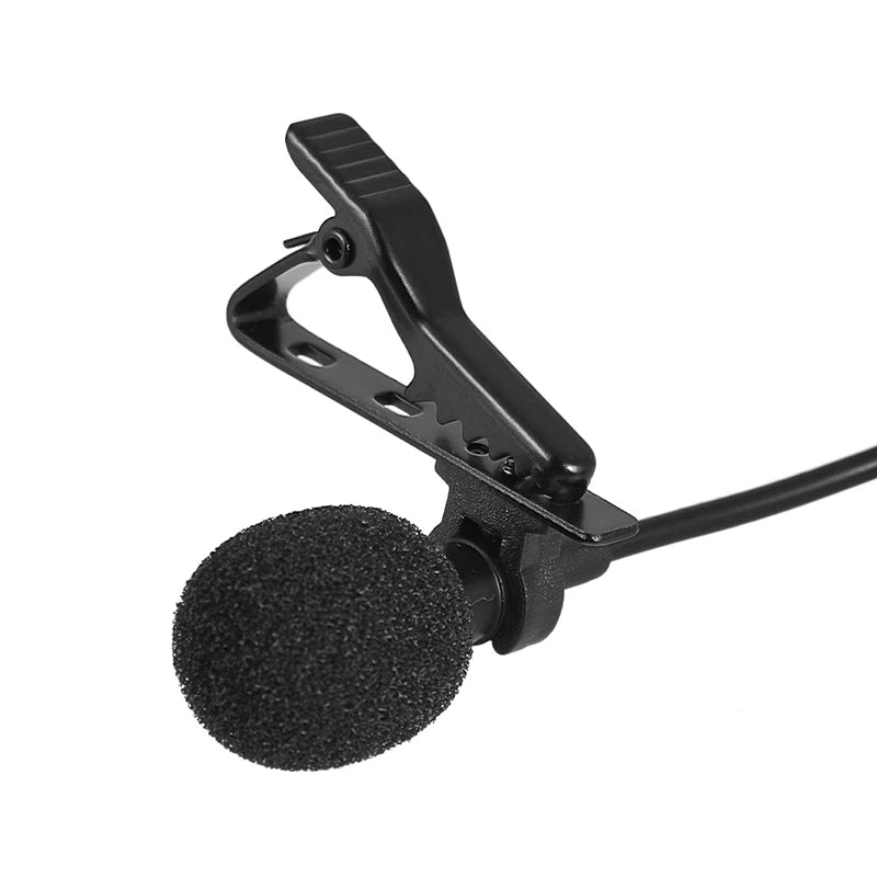 3.5mm Mini Microphone Type C Lapel Clip-on Microphone Portable USB Type-C 3.5mm Professional Micro Mic For DSLR Camera PC Laptop