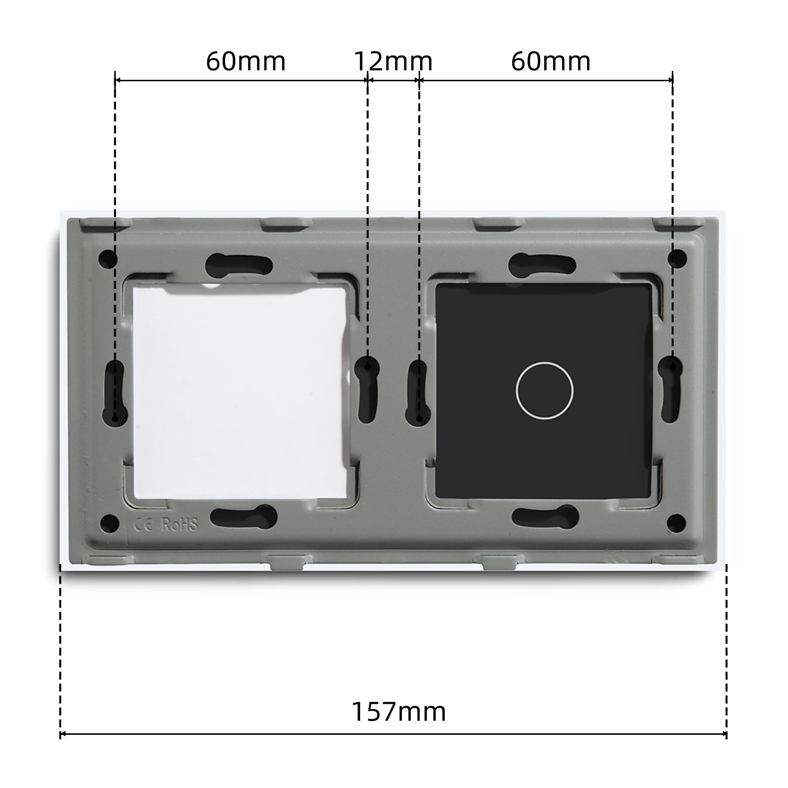 BSEED Wifi Roller Shutter Curtian Dimmer Touch Switches Glass Panel EU Socket Tuya Smart Plug Spare Parts DIY Free Combination