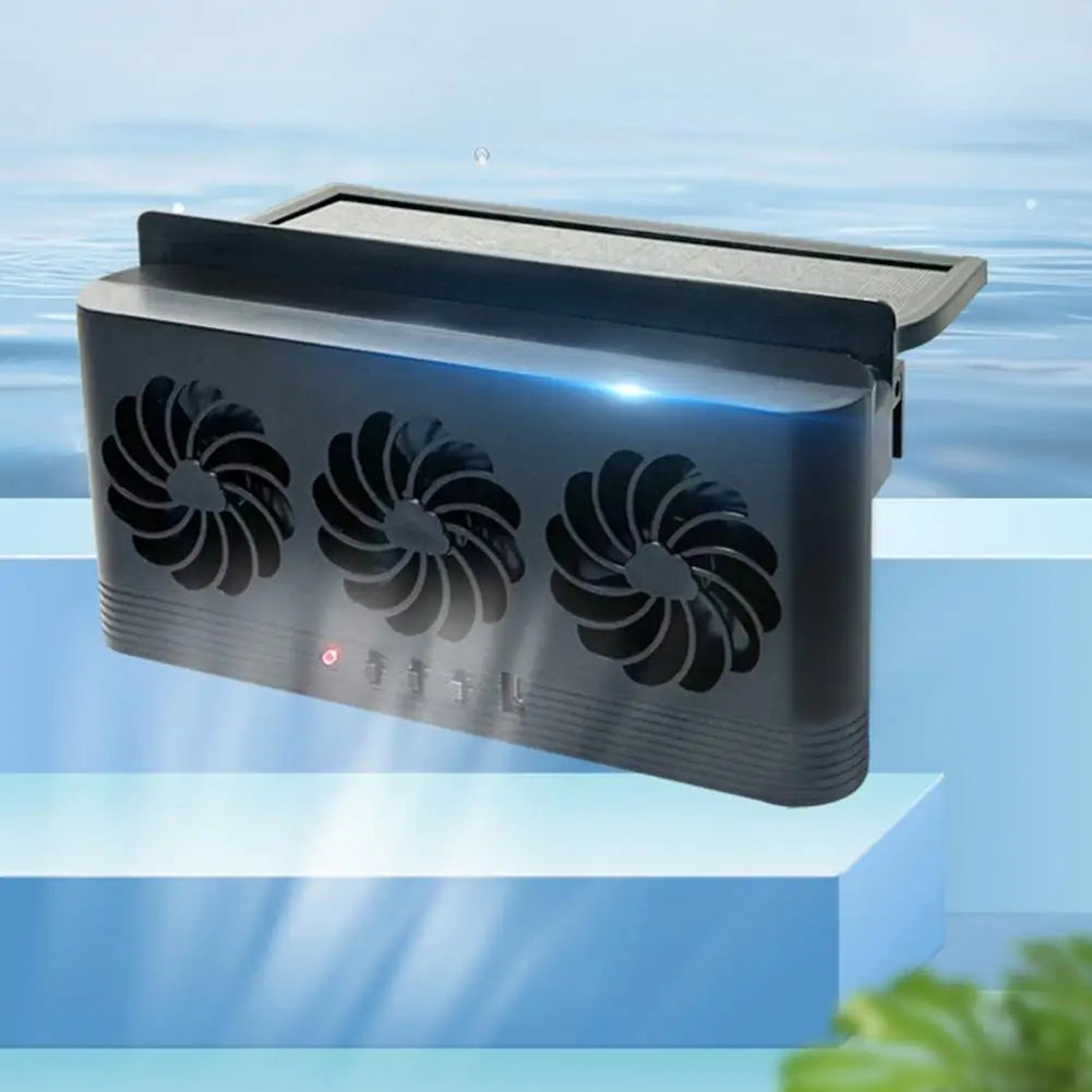 Car Solar Exhaust Fan Air Circulation Cooling Cooling Window Summer Tool Exhaust Interior Accessories Fan Fan Cooling S3D4