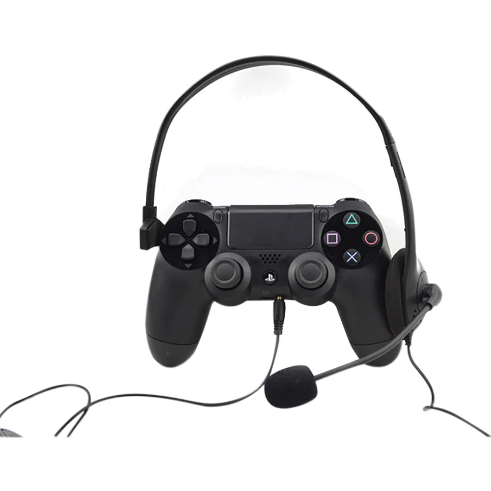 Universal Call Center Headphones 3.5mm Wired Gaming Business Single-Sided Headset with Mic Telephone Operator Earphones
