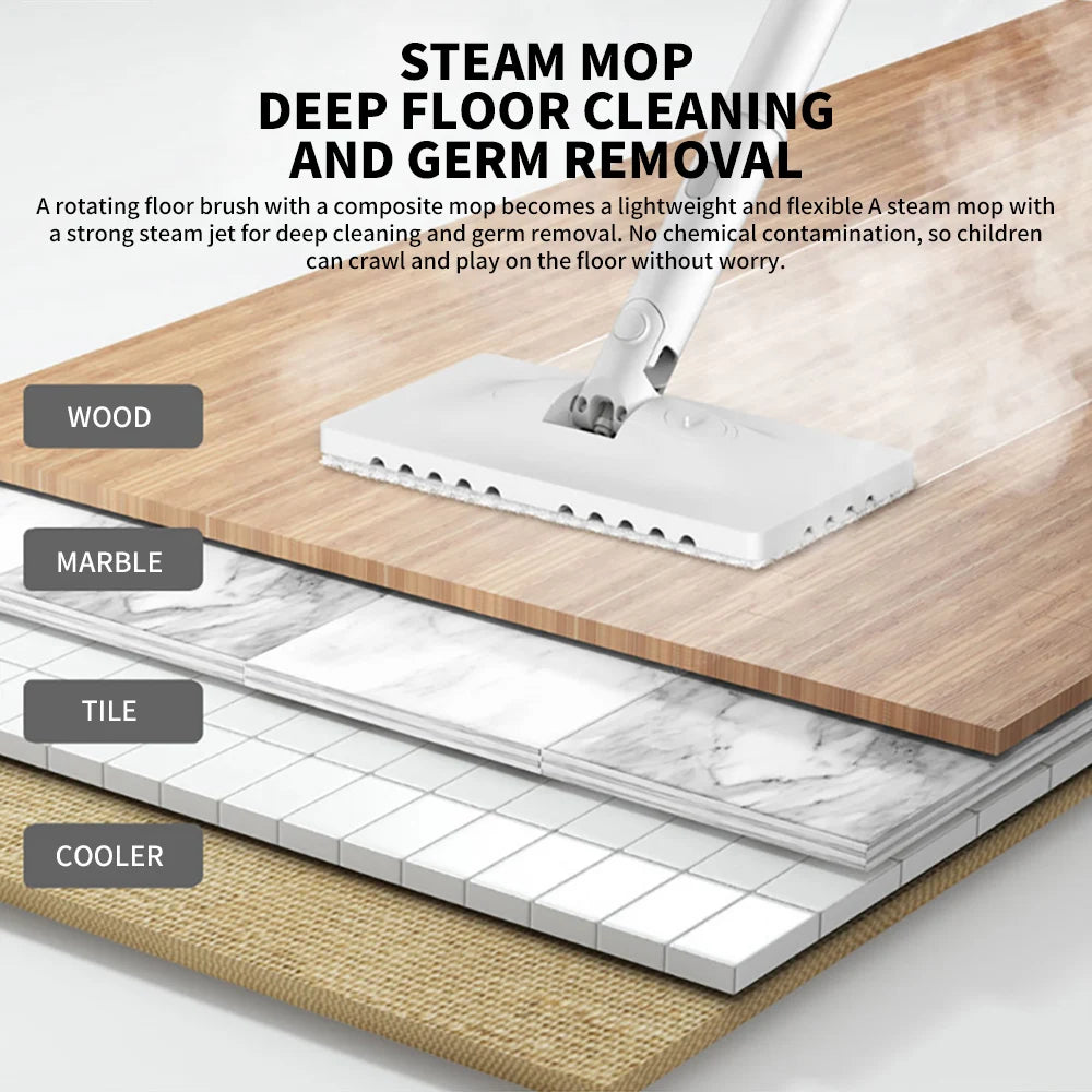 Original Deerma DEM-ZQ610 Steam Mopping Machine Multifunction Household Cleaning mop Aspirador 5 Attachments Mold