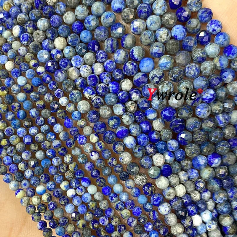 Natural Red Garnet Stone Beads 2 3 4mm Faceted Loose Round Gemstone For Jewelry Making DIY Bracelet Earrings Accessories 15''