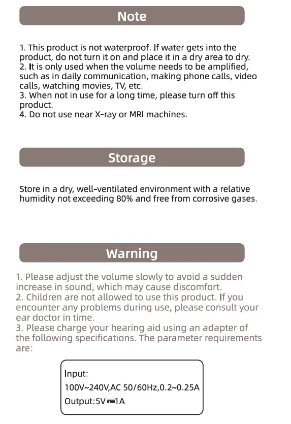 New Compact Lightweight Single Rechargeable Headphones Noise Cancelling Feature Ear-hook Earbuds Suitable For The Elderly