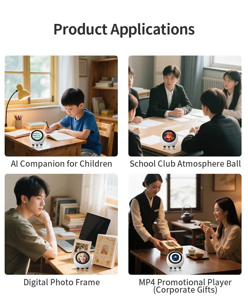 Upgraded XiaoZhi AI Voice Chat Robot DeepSeek ESP32-S3 N16R8 Development Board WiFi BT BLE5 1.28" LCD Display ESP Home Assistant