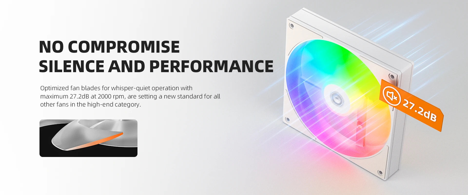 ID-COOLING AS-120-K 120mm High Performance Computer Cooling Fans,Fan Speeds：300- 2000 RPM,Hydraulic Bearing Quiet Long lifespan