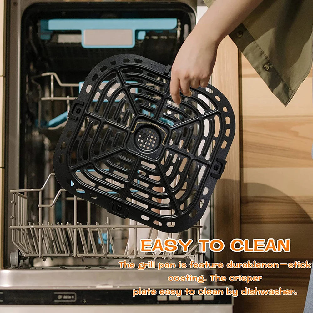 Air Fryer Rubbers Bumpers Fit Power Air Fryer Crisper Plate Air Fryer Replac Protective Covers For Air Fryer Grill Pan