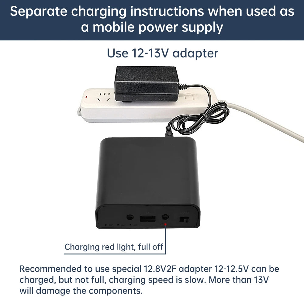 5V9V12V Output Power Bank Box for Cellphone Power Storage Case Tablet Modem 6x/3x 18650 Battery UPS Uninterrupted Power Supply