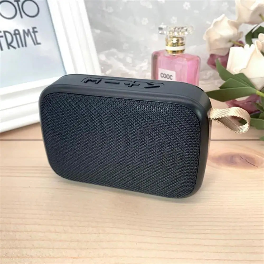 Wireless Mini Bluetooth Speaker with Fabric Design, TF Card Support, 3D Stereo Sound, Designed for Outdoor Use