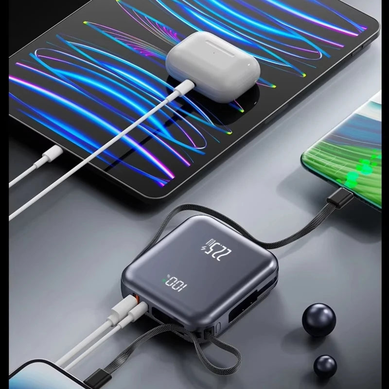 20000mAh Power Bank High Capacity Ultra-Thin Super Fast Charging LED Display Portable PowerBank for Iphone Huawei Samsung Xiaomi