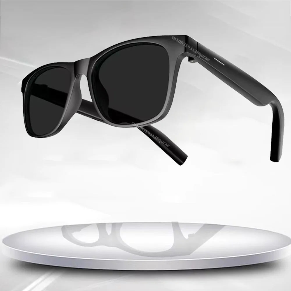 New Men's Smart Glasses Women's Bluetooth Glasses Voice Call Control Music UV Polarized Sunglasses Headphone Glasses Man 2025